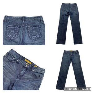 Seven7 Premium Denim Straight Leg Blue Jeans Sz 6